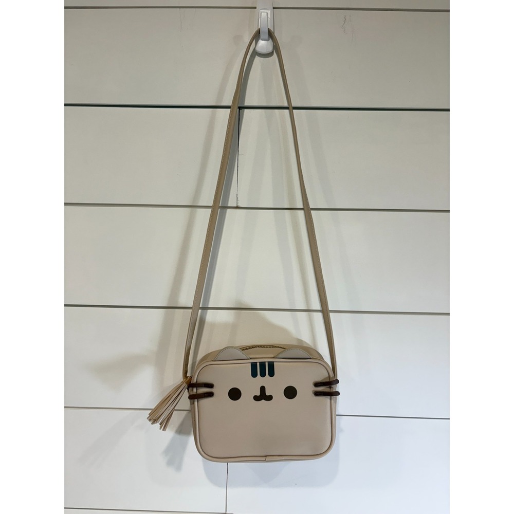 Pusheen Purse Cat Ears/Face/Whisker Bag Crossbody 2021 with Tassel Zipper 8 inch